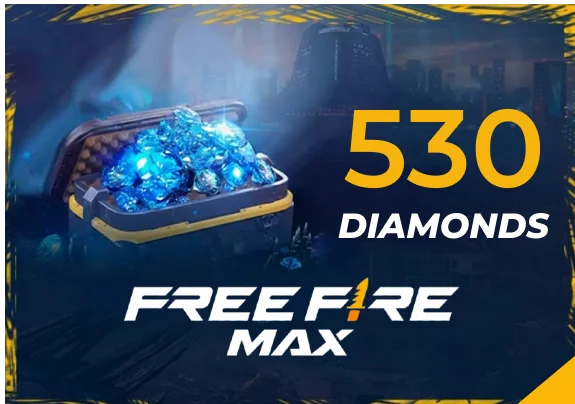 Garena Free Fire Max - 530 Diamonds Direct Top-Up - GLOBAL